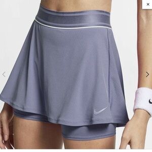Nike Court Dry Flouncy Tennis Skort skirt  Oxygen Purple Sz large